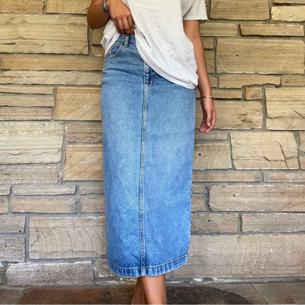 Vintage Calvin Klein denim skirt